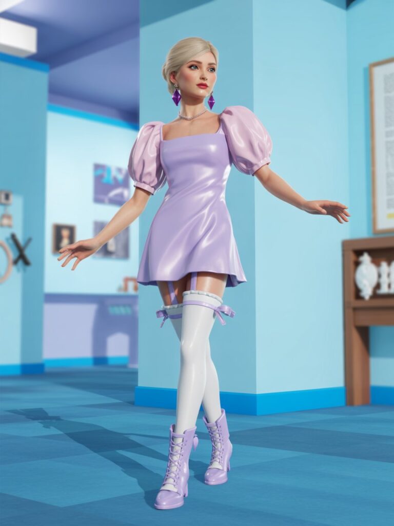 Monochrome heaven! Silk lavender Brat garters + non-VIP