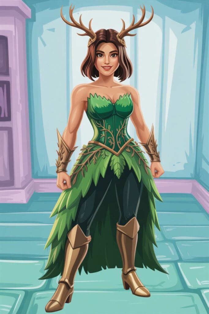 Fantasy Floral Armor