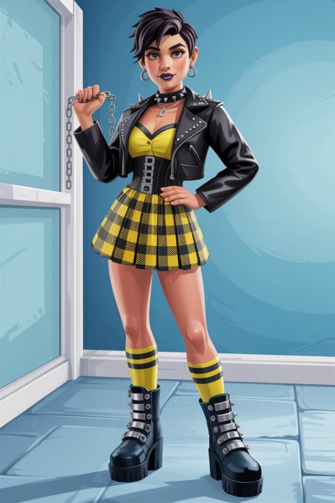 Plaid Punk Royalty