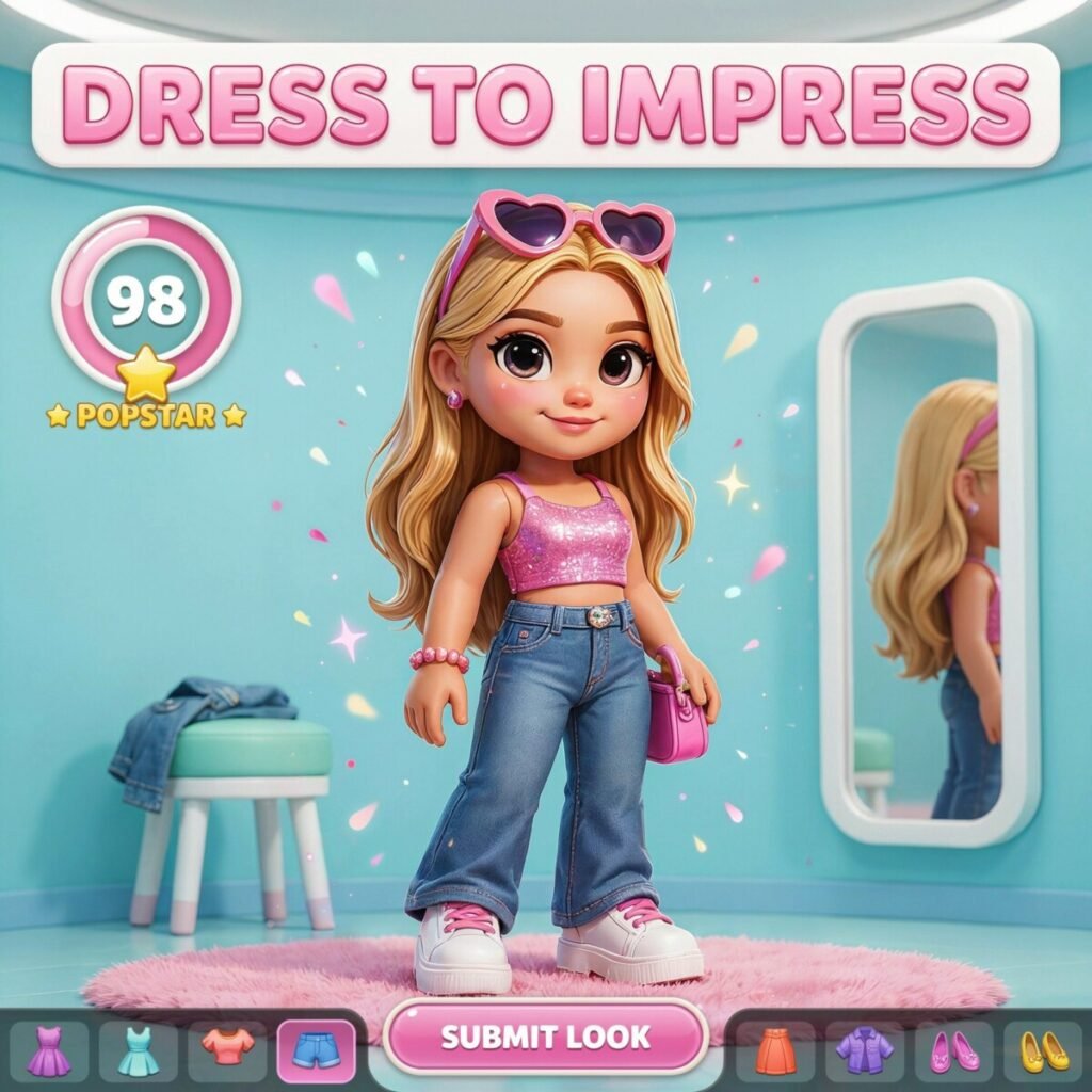 How to Nail an Early 2000s Popstar Look in Roblox Dress to Impress