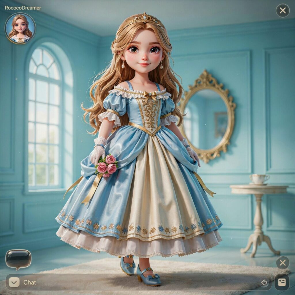 Rococo Run in Dress to Impress