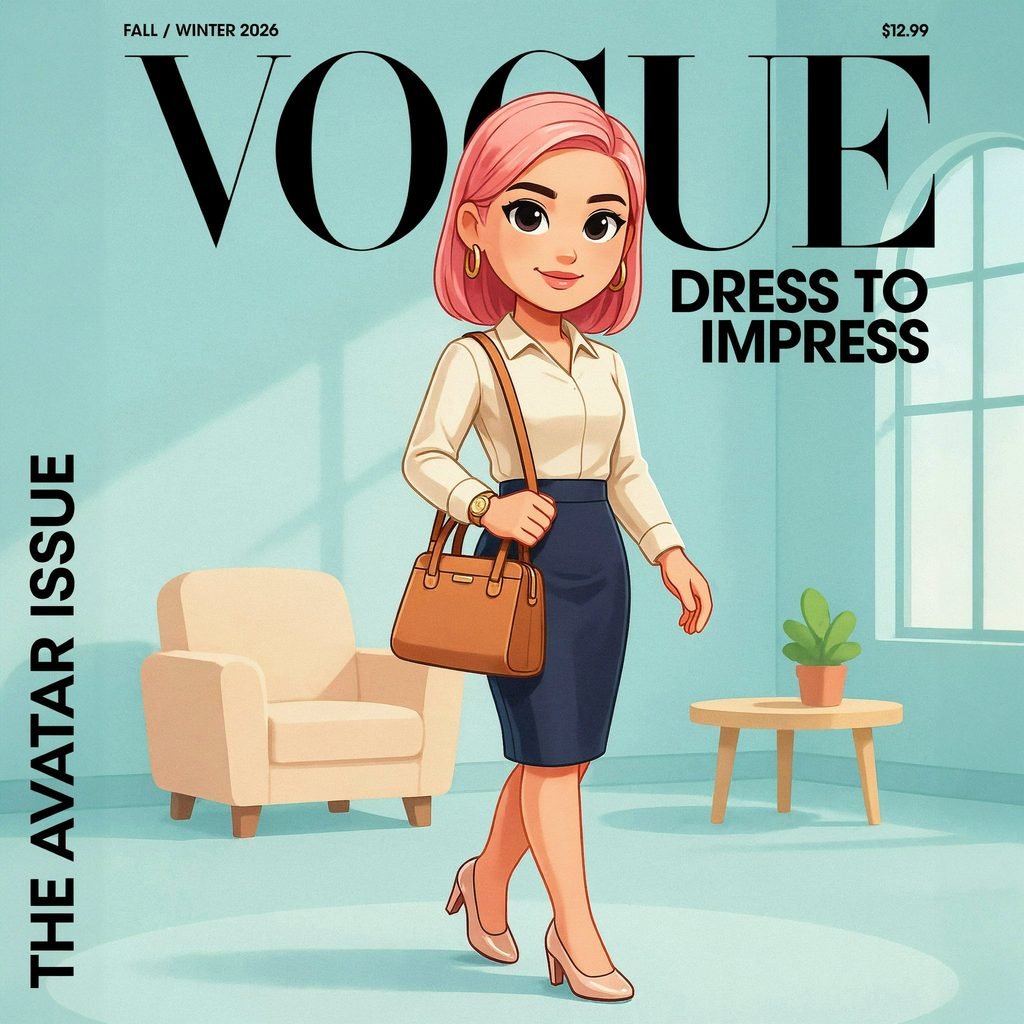 Cover of Vogue Magazine Cover Dress to Impress