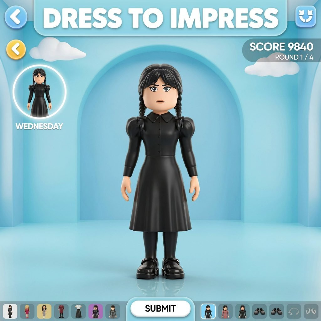 Wednesday Addams Dress to Impress